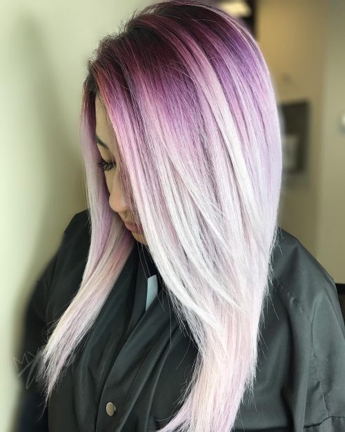 17 Hottest Silver Purple Hair Colors Of 2020