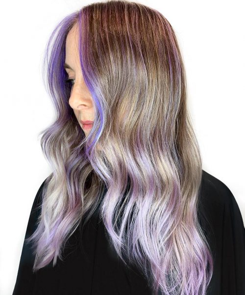 ll definitely direct hold fun creating a modern together with sexy color melt for your locks 21 Examples of Purple Highlights to Show Your Colorist