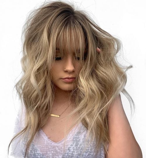 38 Cute Long Hair With Bangs Hairstyles 2020 Trends