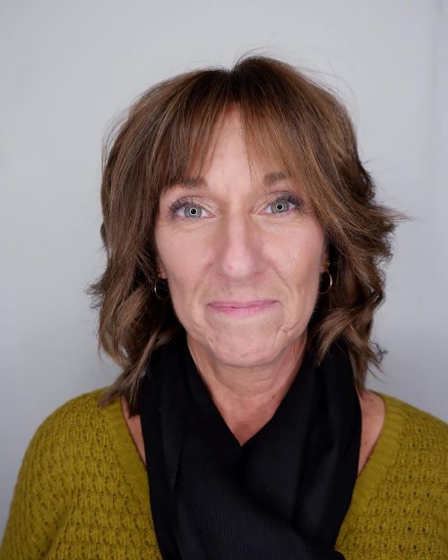 pause expectations that aging women tin alone ain looks which are dull as well as likewise outdated fourteen Most Age-Defying Hairstyles for Women Over 60