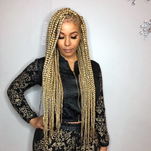 15 Hottest Blonde Box Braids To Try In 2020