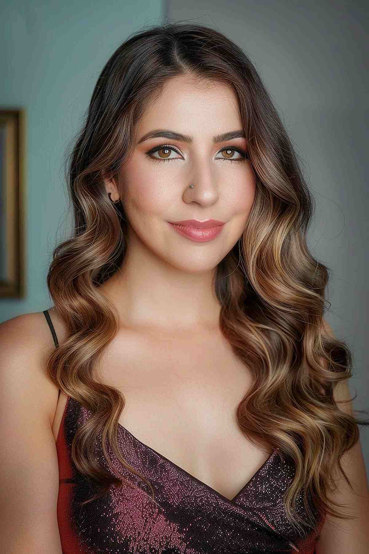 Long Hairstyle with Mermaid Waves
