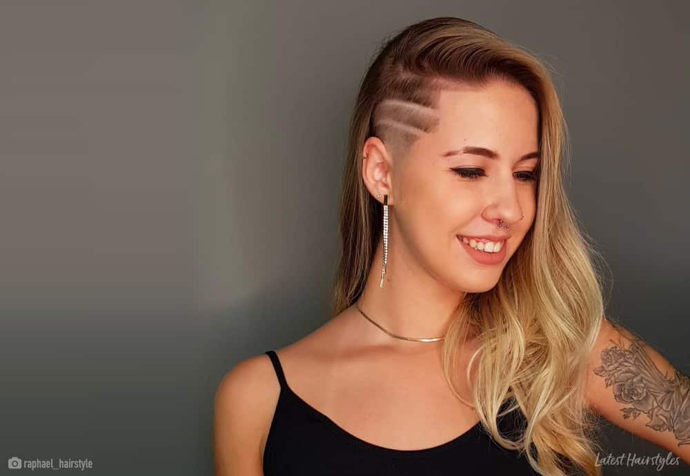 15 Edgy Long Hair with Shaved Sides & Back Undercuts for Women