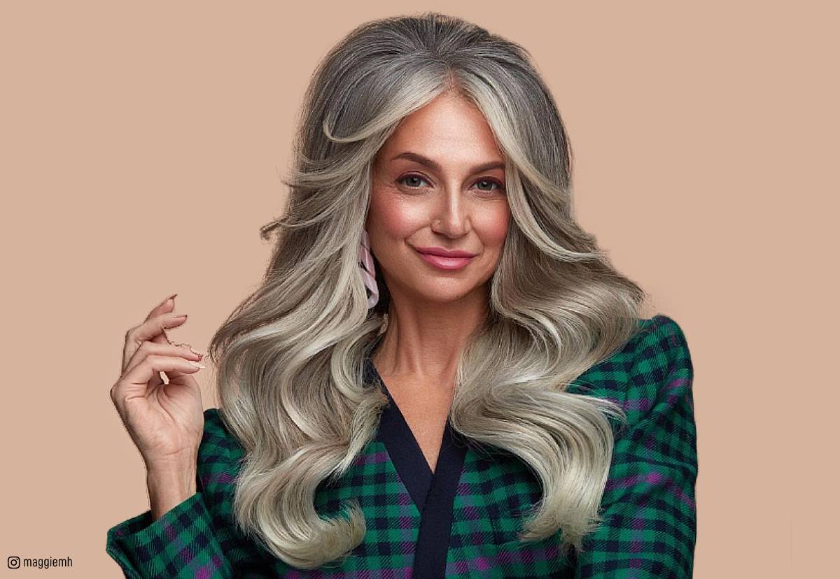 28 Most Flattering Long Hairstyles for Women Over 40