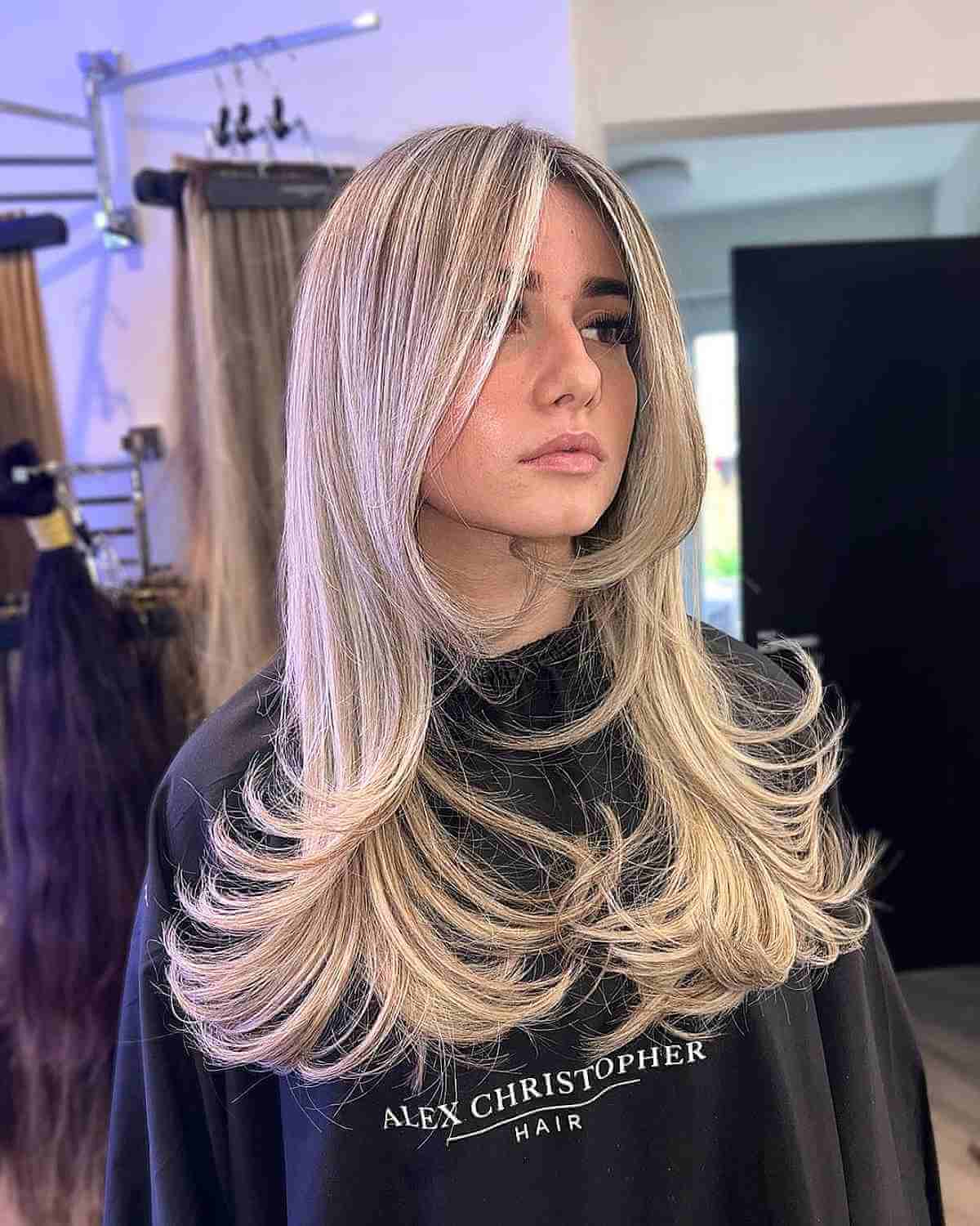 Long Octopus Layered Hair
