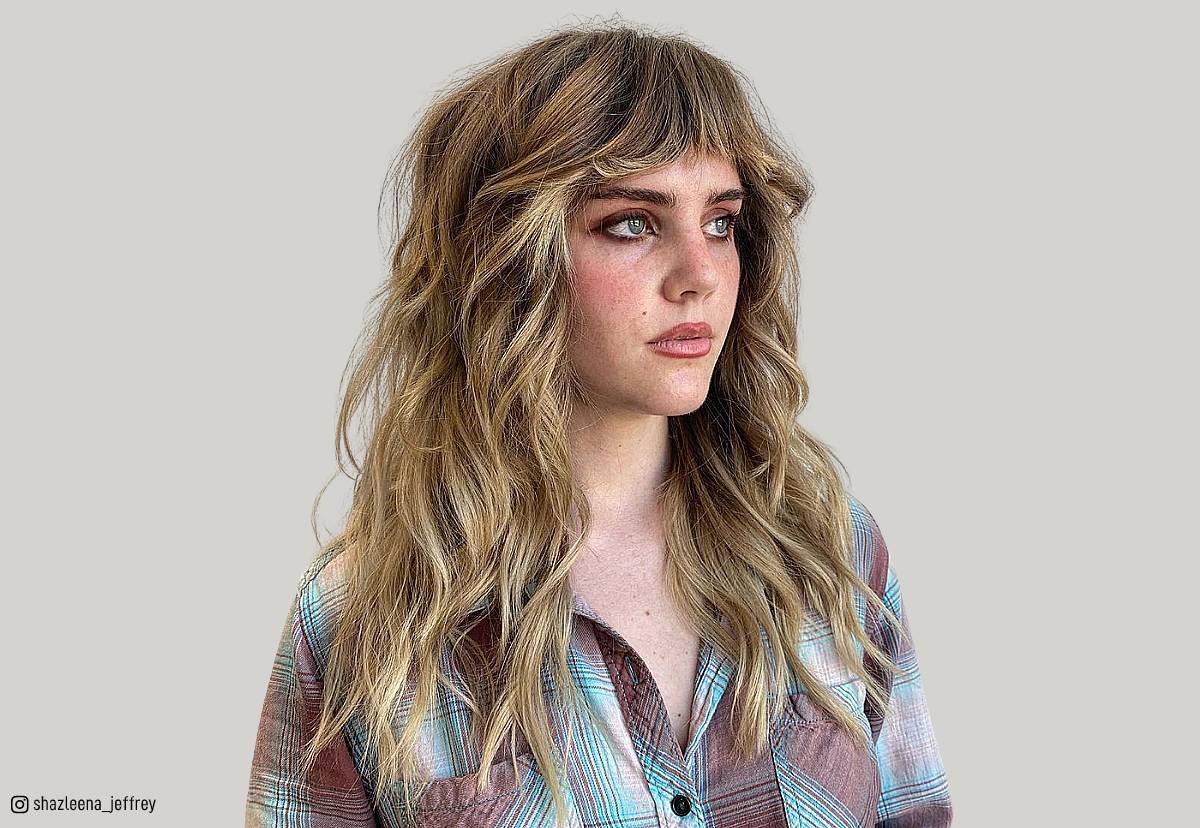 44 Coolest Long Shags with Bangs for a Trendy, New Look