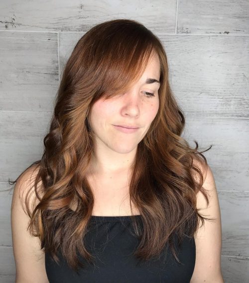 Long pilus amongst bangs is a quick as well as slow way to completely alter the vibe of your hairsty 38 Examples of Long Hair With Bangs That’ll Flatter Anyone