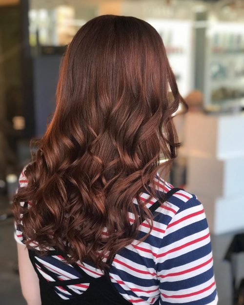 A burgundy pilus color is a blend of brownish together with imperial that create a deep burgundy cherry vino 38 Best Burgundy Hair Color Ideas – Yummy Wine Colors!