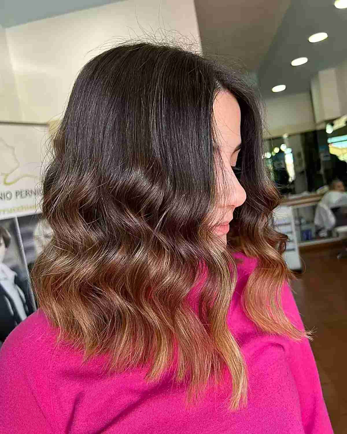 longer collarbone waves shoulder length