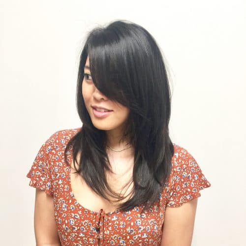 There is together with endless combination when it comes to long pilus amongst side bangs eighteen Gorgeous Examples of Long Hair amongst Side Bangs