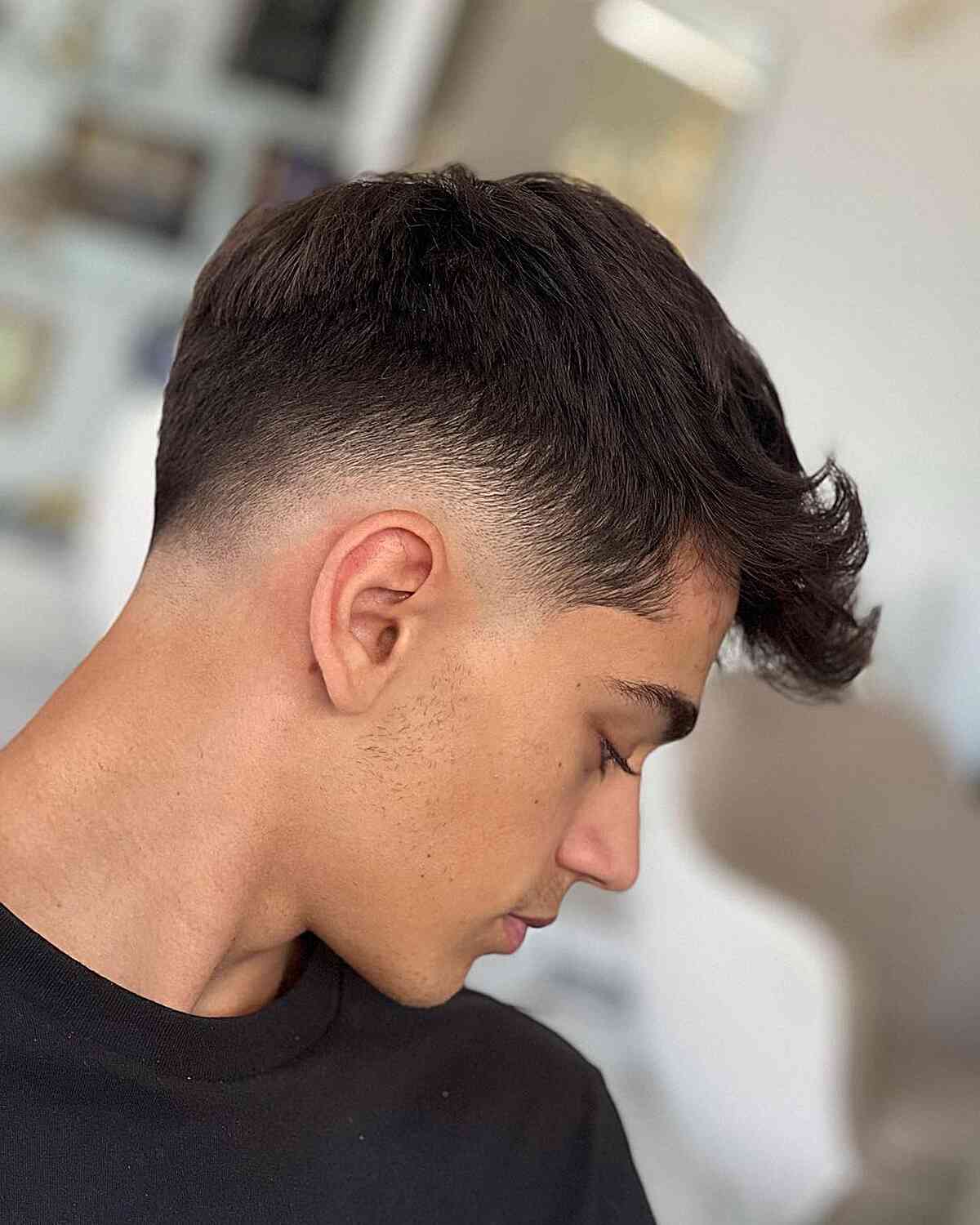 Low Burst Faded Cut with Short Back for Boys