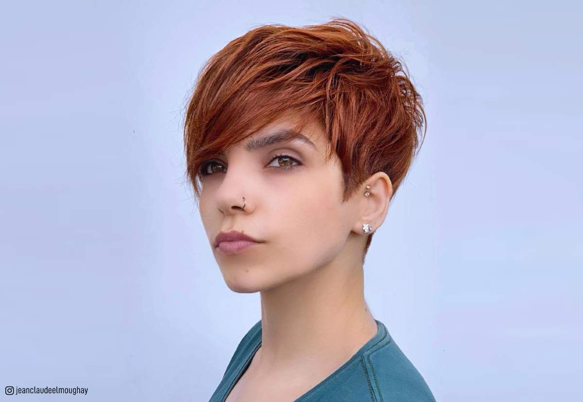 50 Short Hairstyles That Looks so Sassy  TwoToned Pixie Haircut with  Layers