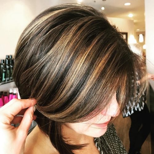 Lush Dark Brown with Light Caramel