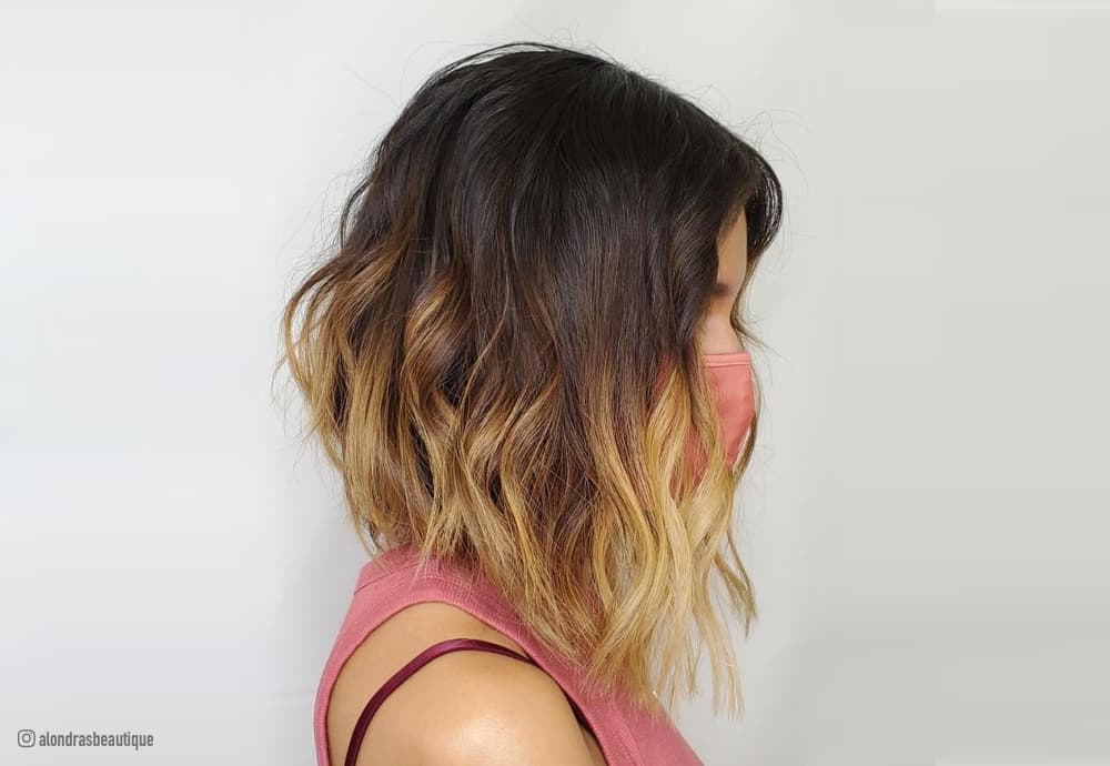 Image of Graduated Bob shoulder length hair