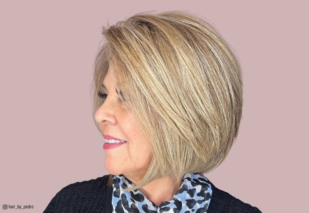 Image of Shag haircut with a layered bob 60s