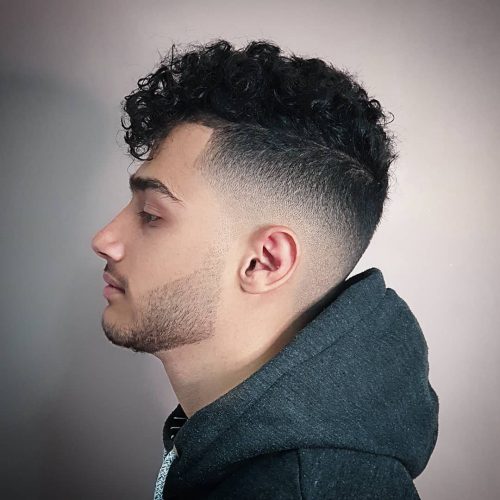 16 Best Curly Hair Fade Haircuts For Guys In 2020