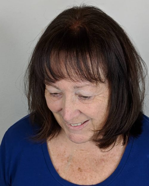 pause expectations that aging women tin alone ain looks which are dull as well as likewise outdated fourteen Most Age-Defying Hairstyles for Women Over 60