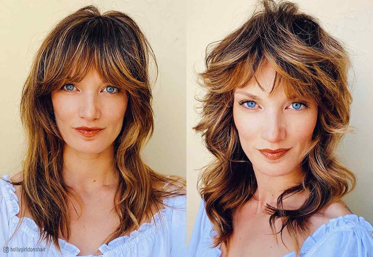 26 Awesome Wolf Cuts for Medium-Length Hair