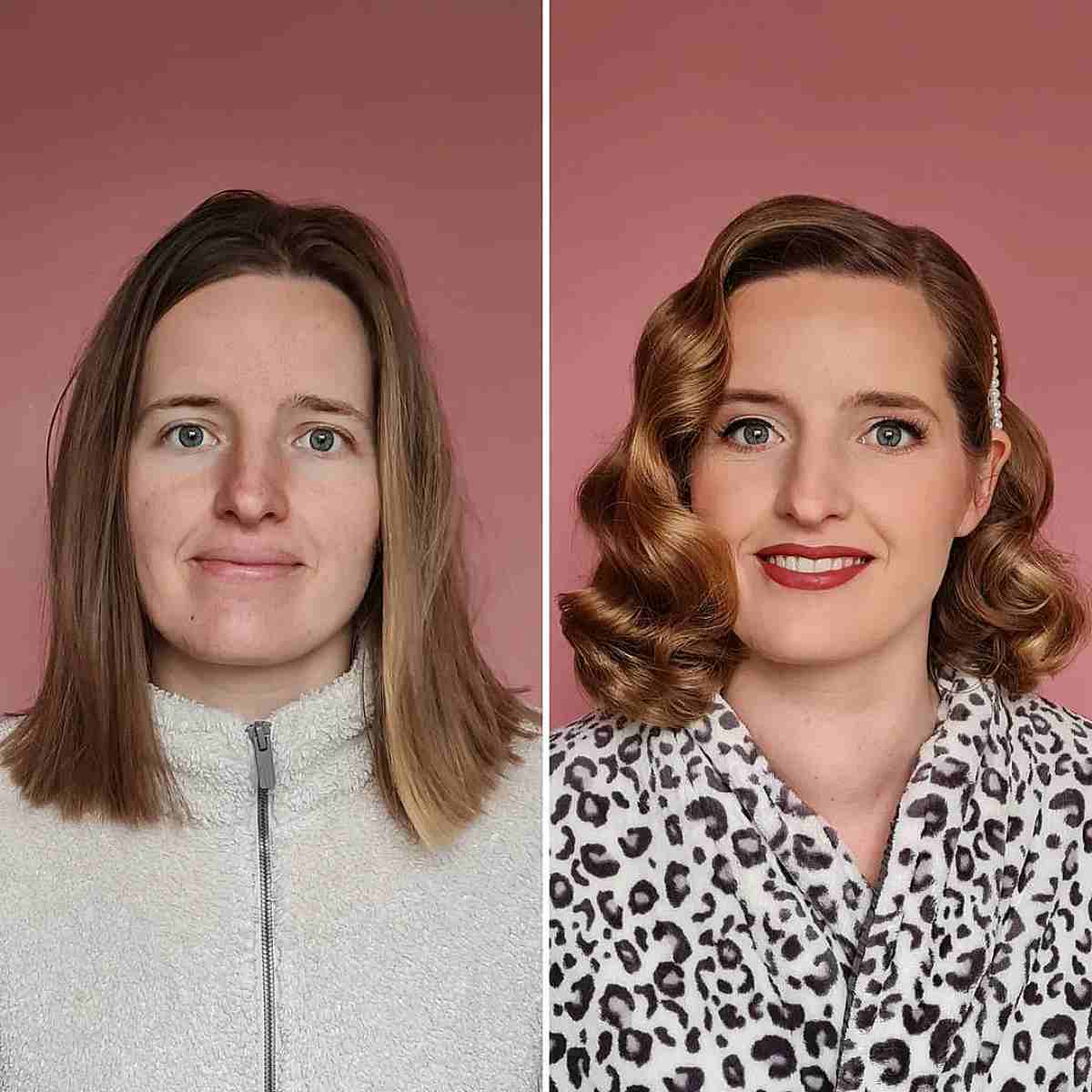 Medium Wavy Vintage Bob