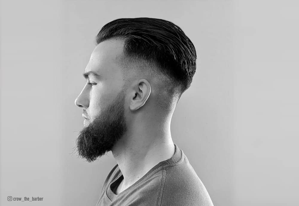 Image of The slick back hairstyle for men