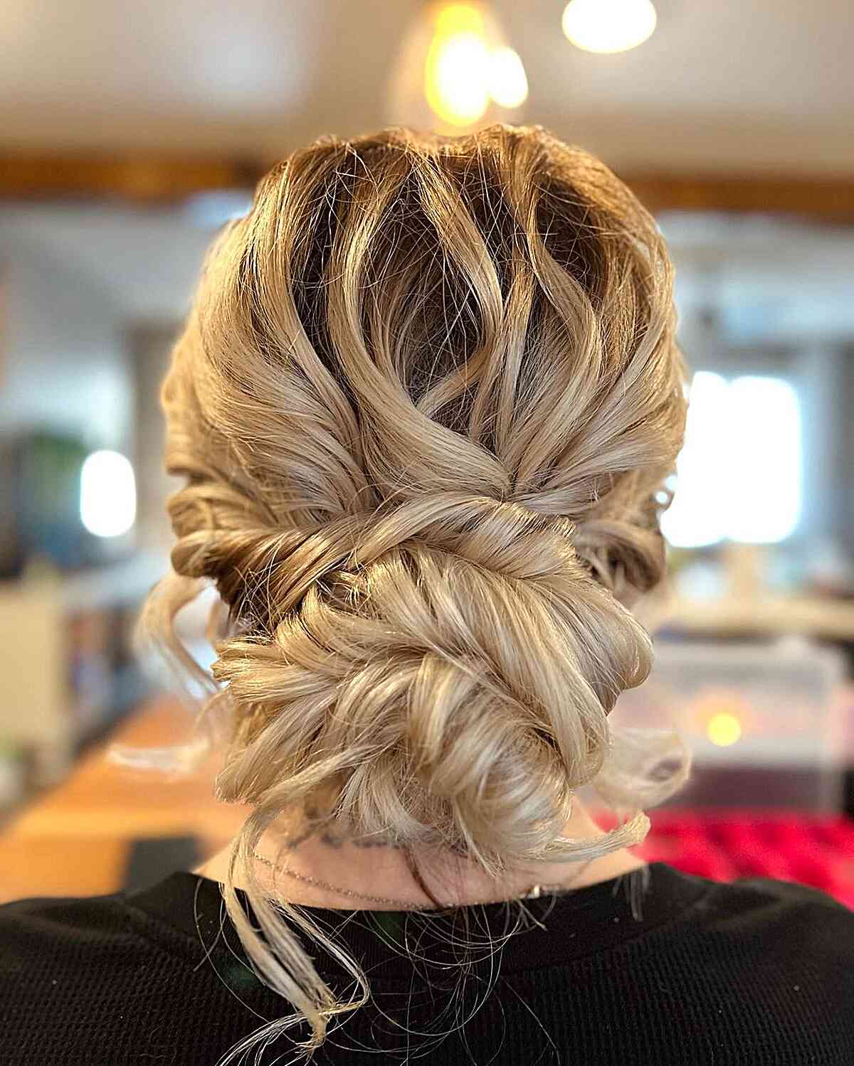 Messy Boho Chignon