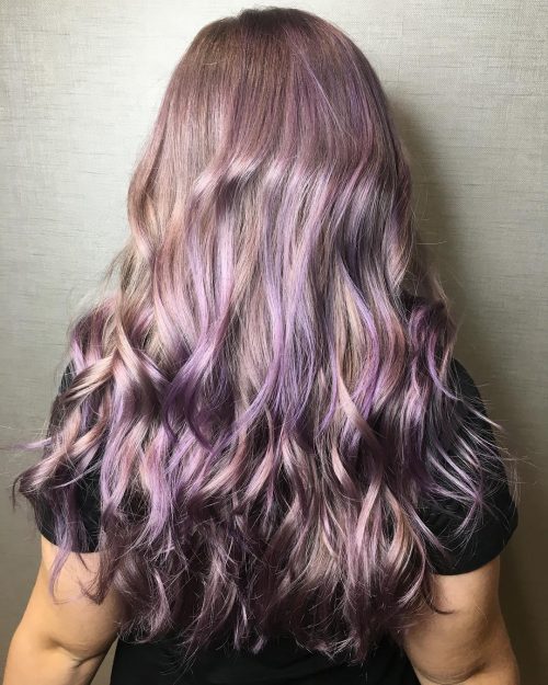 21 Purple Highlights Trending In 2020 To Show Your Colorist