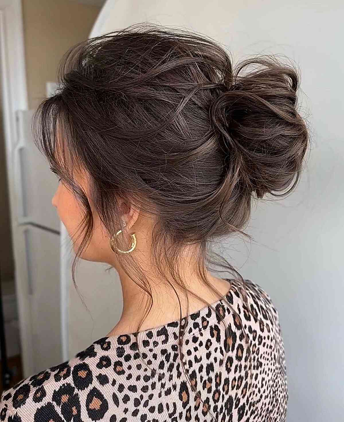 Mid-Length Undone Updo