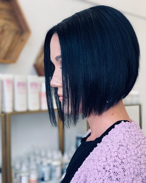 fascinating fashion pilus color that lets the rebel side of your personality hold upward expressed Dark Blue Hair Trend: fifteen Awesome Examples to Consider