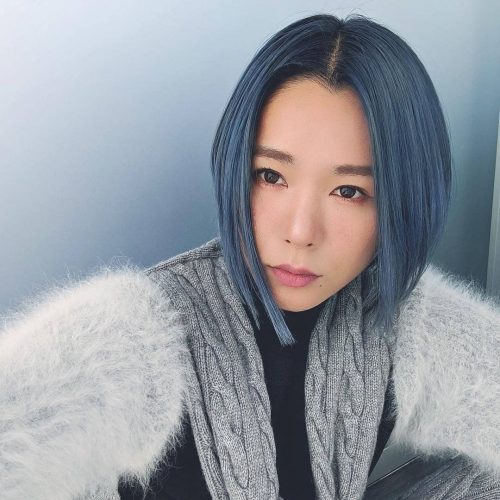 Midnight bluish pilus is a color painted amongst dark bluish together with dark hues that give off a myster sixteen Stunning Midnight Blue Hair Colors