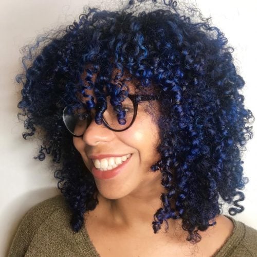 16 Stunning Midnight Blue Hair Colors To See In 2020