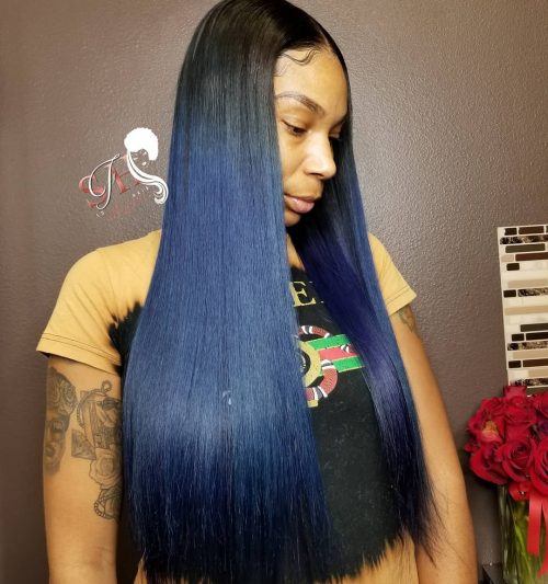 16 Stunning Midnight Blue Hair Colors To See In 2020