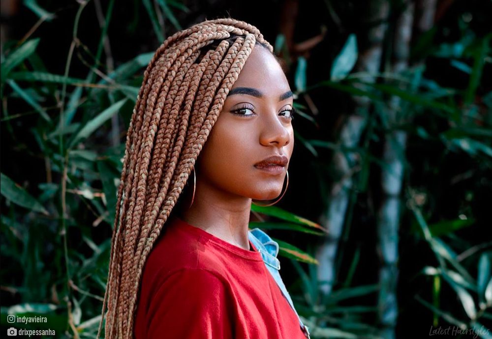 15 Hottest Blonde Box Braids To Try In 2020
