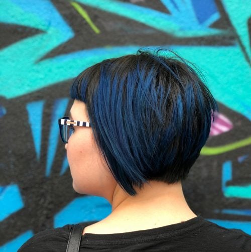 19 Most Amazing Blue Black Hair Color Looks Of 2020