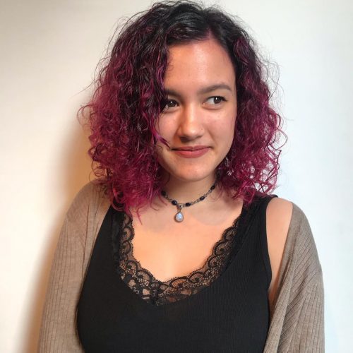 A magenta pilus color has both shades of cherry together with regal blended seamlessly to arrive at an ey fifteen Incredible Examples of Magenta Hair Color