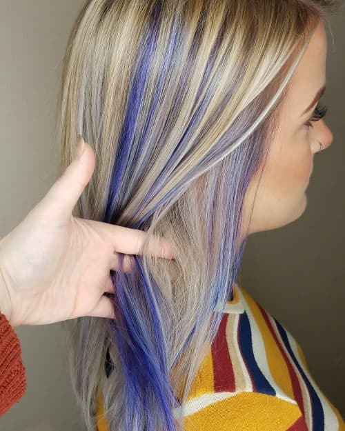 Blue majestic pilus is a pilus color that combines 2 cool 23 Incredible Examples of Blue Purple Hair Colors