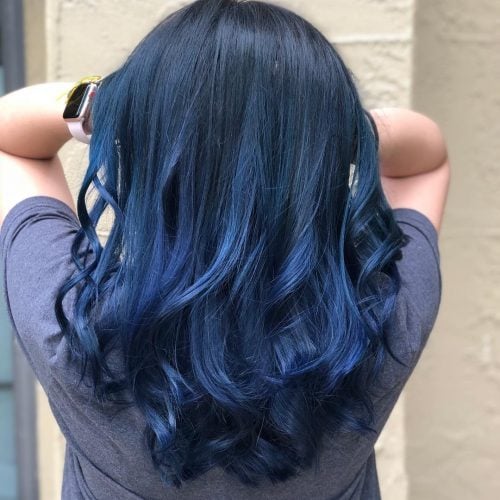 Shades Of Blue Hair Dye Chart