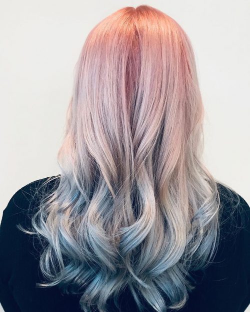 Pastels were undeniably thence inwards final twelvemonth amongst celebrities going out of the box amongst their 17 Prettiest Pastel Blue Hair Colors to Consider Trying