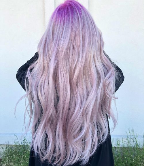 A pastel pinkish pilus color is a soft in addition to frail version of pinkish that The xviii Prettiest Pastel Pink Hair Color Ideas Right Now