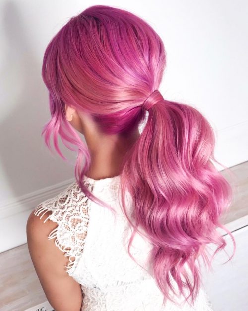 Shades Of Pink Hair Chart