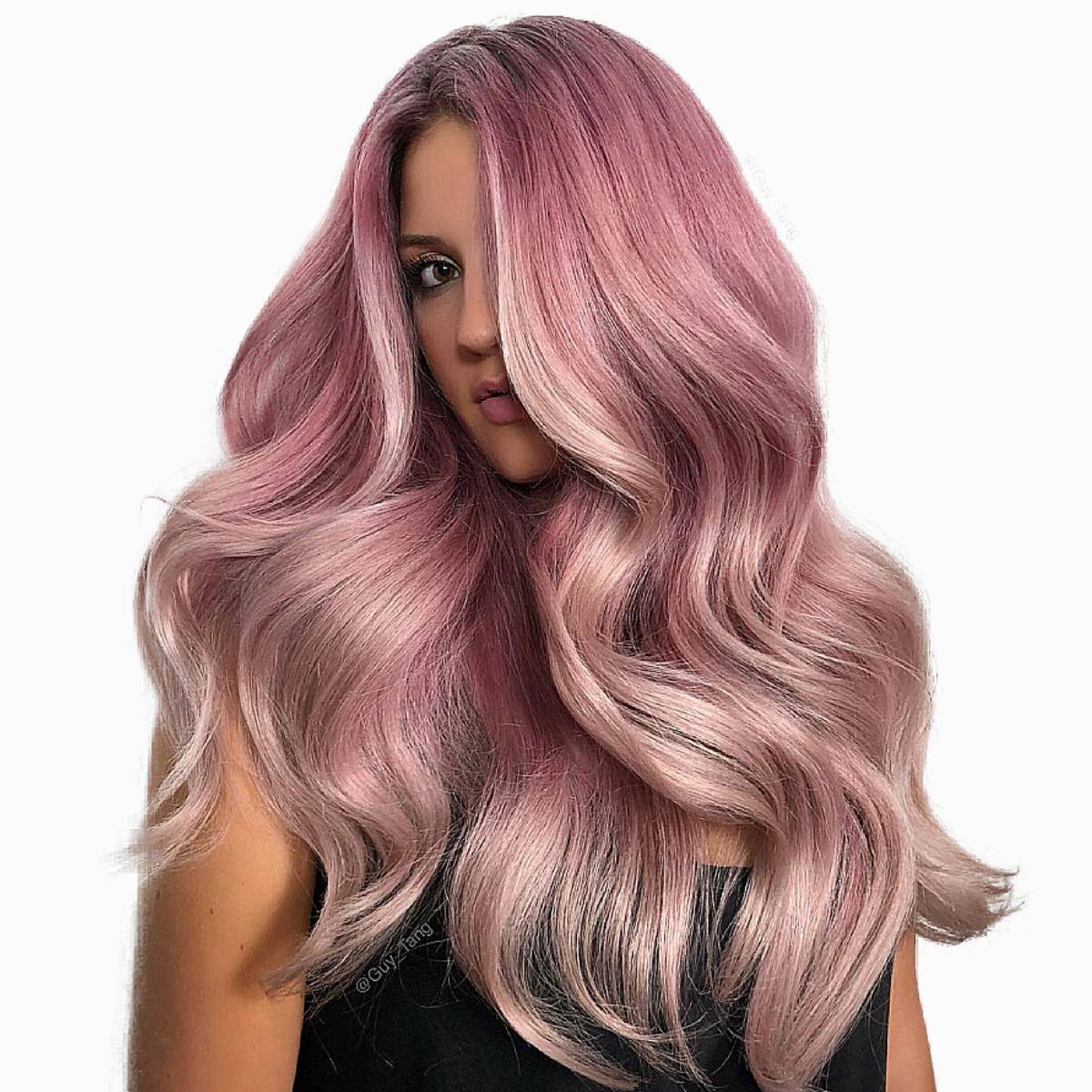 Image of Be Blunt hair color pink