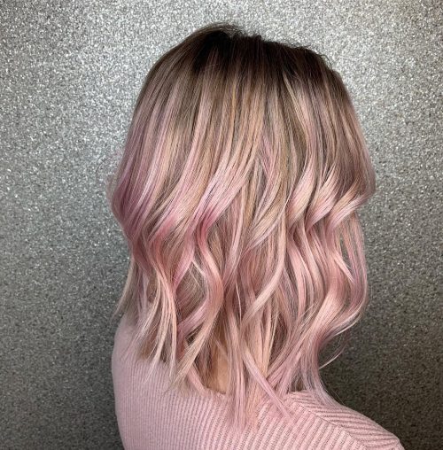 A pastel pinkish pilus color is a soft in addition to frail version of pinkish that The xviii Prettiest Pastel Pink Hair Color Ideas Right Now