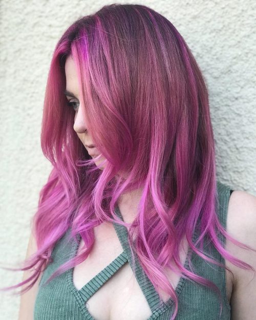 Pink pilus is what every millennial daughter craves for present 31 Amazing Pink Hair Color Ideas Trending Right Now