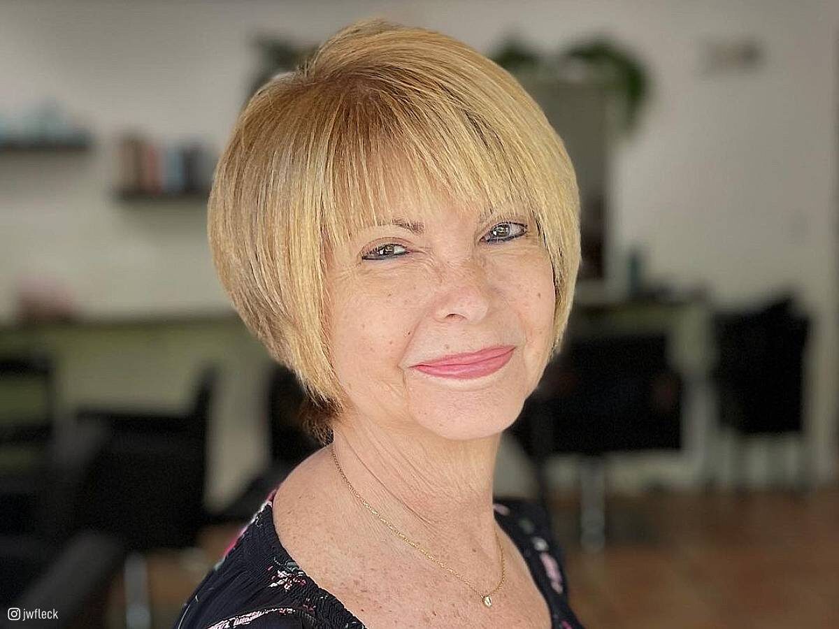 Image of Pixie bob haircut for women over 50