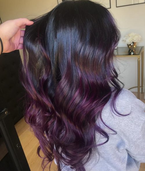 22 Stunning Purple Ombre Hair Color Ideas For 2020