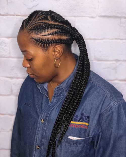 s trendsetting hairstyle inward her music videos from the album sixteen Hot Lemonade Braids Inspired yesteryear Beyoncé’s Music Video