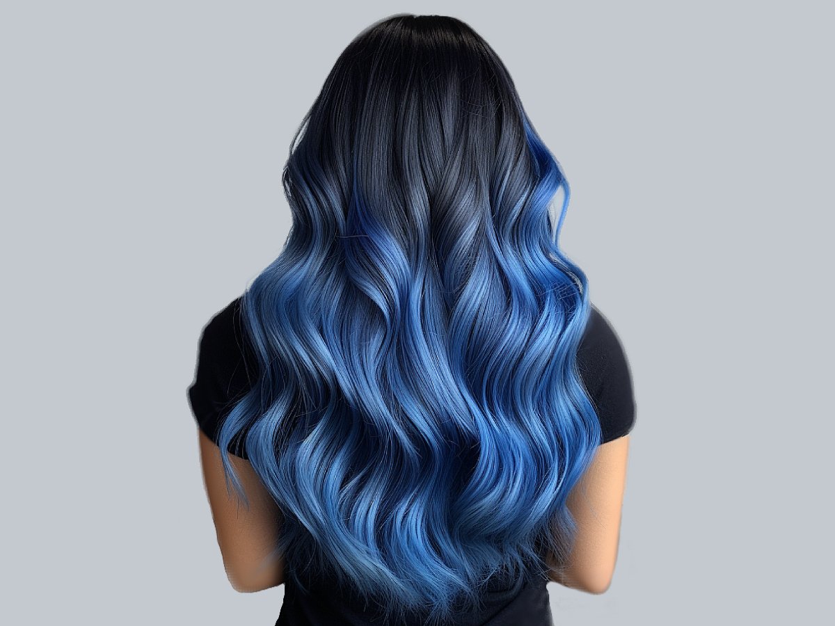 Blue Ombre Hair