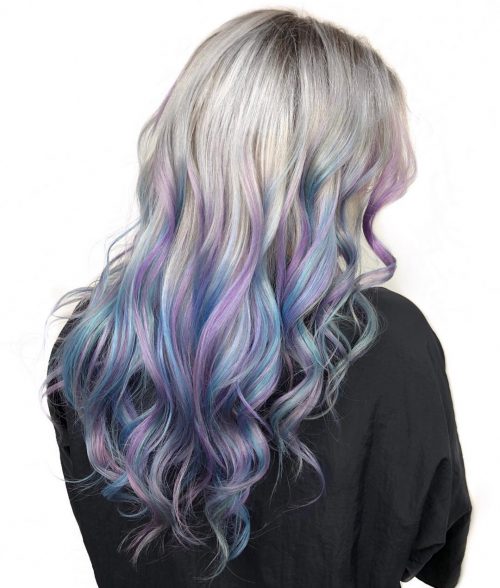 Pastels were undeniably thence inwards final twelvemonth amongst celebrities going out of the box amongst their 17 Prettiest Pastel Blue Hair Colors to Consider Trying