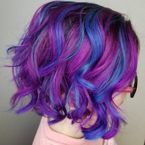 23 Incredible Examples Of Blue Purple Hair In 2020