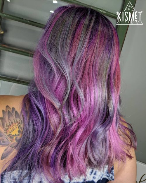 17 Hottest Silver Purple Hair Colors Of 2020