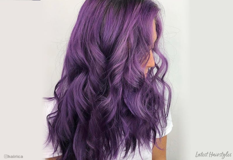 1. Purple and Dark Blonde Ombre Hair - wide 10